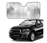NITRIMS Pare-Soleil Pare-Brise Voiture Protection UV Pare-Soleil Rétractable Protection Solaire Pare-Brise Rideau Automatique Accessoires Chaussette Vitre Voiture(130x60cm)
