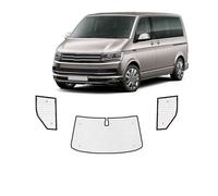 NITRIMS Pare-Soleil Voiture À Couverture Complète pour VW pour Transporter pour Caravelle pour Multivan pour Doubleback T5 2003-2015 Chaussette Vitre Voiture(Front Windows)