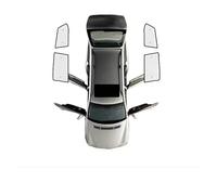NITRIMS pour Passat B8 2014-2023 Pare-Soleil Voiture Couverture Complète Anti-UV Chaussette Vitre Voiture(Rear Windows)