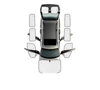 NITRIMS pour Transit pour Custom pour Tourneo 2012~2022 Pare-Soleil Fenêtre À Couverture Complète Chaussette Vitre Voiture(All Sunshades)