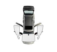 NITRIMS pour VW pour Sharan MK2 7N pour Seat pour Alhambra 2011-2022 Pare-Soleil À Couverture Complète Fenêtre Chaussette Vitre Voiture(Front Windows 5pcs)