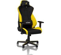 Nitro Concepts S300 Gaming Chair - Chaise de bureau - Revêtement tissu - 135kg - Jaune astral