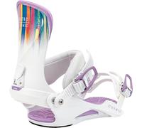 Nitro Cosmic Fixation Snowboard pour Femmes, Brosse Blanche, S/M