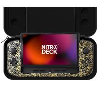Nitro Deck+ Handheld Pro Controller for Nintendo Switch & OLED Model - TV Dockable - Programmable Sidekicks & Back Buttons - TruCollection System (Rocket League Gold Edition)