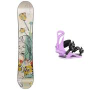 Nitro - Fixations de snowboard all-mountain - Pack Mercy 2025 - Beige Beige S,M