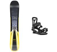 Nitro - Fixations de snowboard - Pack Beast 2025 en Nylon - Noir Noir S,M,L,XL
