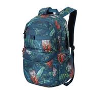 Nitro Future Hero Sac à dos d'écolier avec organiseur et compartiment pour ordinateur portable 17", Tropical, 35 l, Décontracté