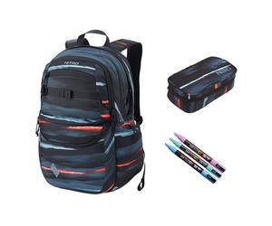NITRO Future Hero Set de cartables 3 pièces bleu
