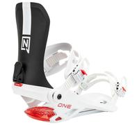 Nitro One Fixation Snowboard pour Hommes, Noir/Blanc/Rouge, m