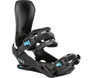Nitro One Fixation Snowboard pour Hommes, Raven, L