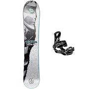 Nitro - Pack Planche Snowboard Alternator X Volcom - 162W + Force Classic - Planche Snowboard