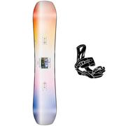 Nitro - Pack Planche Snowboard Optisym Womens - 138 + Rosa Black - Planche Snowboard