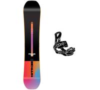 Snowboard all mountain NITRO PRIME CHROMA CAM-OUT WIDE. (Noir/Rouge) Homme - 2026 160