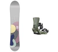 Nitro - Packs (snowboard + fix) - Snowboard all-mountain - Pack Nova 2026 en Bois - Gris Gris 152 cm,144 cm