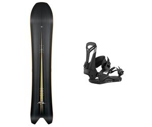 Nitro - Packs (snowboard + fix) - Snowboard all-mountain - Pack Squash 2026 pour Homme - Noir Noir 156 cm,159 cm,163 cm