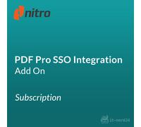 Nitro PDF Pro SSO Integration - Add On 3 Year Subscription per Year ESD