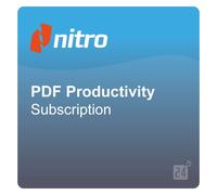 Nitro PDF Productivity Subcription ML ESD 3 An 100 - 499 Utilisateur(s)