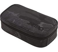 Nitro Trousse XL avec triangle géo et emploi du temps, trousse à crayons, trousse à crayons, trousse à crayons, trousse à crayons, Camouflage forgé, Taille unique, Trousse à crayons