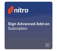 Nitro Sign Advanced Add-on Subscription ML ESD 1 An 21 - 50 Utilisateur(s)
