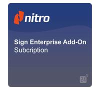 Nitro Sign Enterprise Add-On Subscription ML ESD 1 An 21 - 50 Utilisateur(s)