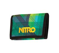 Nitro Snowboards Geldbeutel Wallet Accessoire de Voyage-Portefeuille à Trois Volets Mixte, Vert (Geo Verde), 14 Centimeters