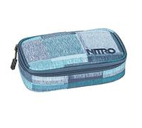 Nitro Snowboards Nitro Pencil Case XL Trousse Mixte, Bleu (Zebra Ice), 21 Centimeters