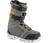 Nitro Snowboards Rover Qls '19 Chaussures de Snowboard pour Enfant avec système de Lacets Rapide, Enfant, 1191-848462, Charc.-Blk-Orange, 18.0