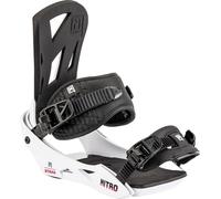 Nitro Staxx '23 Attache de Snowboard pour Homme Blanc Taille L