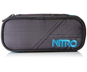 Nitro - Trousse - Étui à Crayons - Multicolore (Blur-Blue Trims) - 6 x 8 x 20 cm, 0.96 Liter
