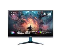 Acer Nitro VG272U W2bmiipx - VG2 Series - écran LED - jeux - 27" - 2560 x 1440 WQHD @ 240 Hz - IPS - 400 cd/m² - 1000:1 - DisplayHDR 400 - 0.5 ms - 2xHDMI, DisplayPort - haut-parleurs - noir