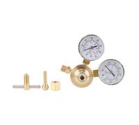 Nitrogen Regulator Kit 0-600 PSI | CGA580 Inlet & 1/4" Outlet for Welding/Laboratory/Cutting | Brass Regulator for Nitrogen Argon Helium Gas Cylinders