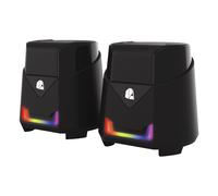 Nitropc Enceintes gamer NS1000 Portable, 360º Surround, RGB