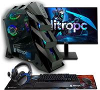 PC Gamer complet Nitropc Pack Nitro Plus v2 - AMD Ryzen 9 7950X3D, RTX 4080 SUPER 16GB, RAM 32GB, M.2 2TB, Win11, WiFi - Écran 27 4K IPS et accessoires