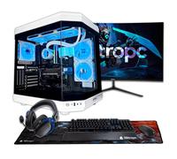 NitroPc - PC Gamer complet Boost - Intel Core i7-12700K, RTX 5060 Ti 16GB, RAM 32Go, M.2 2TB, Windows 11 Pro, WiFi, Écran 27 QHD et accessoires, Blanc