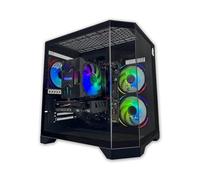 NitroPC - PC Gaming Avancé Gold Plus (Intel Core i5 12400F 4.40GHz, RX 6600 8Go, RAM 16Go, M.2 1To, Windows 11, éclairage RGB, WiFi) Ordinateur de Bureau, PC Gamer (Noir)