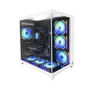 NitroPC - PC Gaming Extrême Bronze Plus (AMD Ryzen 7 5800X 8/16 4,7 GHz, RTX 5060 8 Go, RAM 32 Go, M.2 2 to, Windows 11 Pro, éclairage RGB, WiFi) Ordinateur de Bureau, PC Gamer (Blanc)