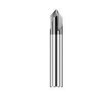 NITVIA 1 pc Carbure Chanfreinage Fraise 50 70 80 100 110 130 140 150 Degrés Fin Fraise en Aluminium Cutter CNC Machine Gravure Outils (Color : for Steel, Size : D4xR70x50Lx3F)