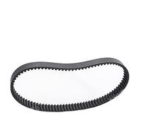 NITVIA 10 pièces HTD378-3M-9 Dents 126 Largeur 9mm Longueur 378mm HTD3M 378 3M 9 Dents d'arc Courroie de Distribution en Caoutchouc Industrielle