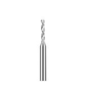 1pc forets en alliage de carbure acier au tungstène mèche torsadée en acier inoxydable 1.02 1.03 1.04 1.07 1.08 1.05mm mèches à métal for fraiseuse CNC (Color : Uncoated, Size : D1.08X8LXD3)