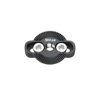 Nitze Arri-Standard Rosette Adapter, Adaptateur de Montage à Rosette M6 pour Arri Standard avec Vis 1/4", pour Appareil Photo DSLR Cage et Poignée Latérale - N64-G