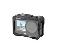 Nitze Cage Action 6 pour DJI Osmo Action 6, Cage Métallique avec Cold Shoe, Trou de Positionnement 1/4" et Support Magnétique à Dégagement Rapide - T-D07A