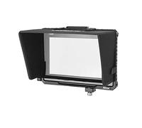 Nitze Cage de moniteur avec serre-câble HDMI USB-C Sunhood compatible avec Blackmagic Design BMD Video Assist 7" 12G HDR Enregistrement