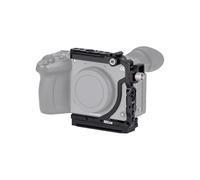 Nitze Half Cage pour Sony FX2, Demi-Cage FX2 avec Pince pour Câble HDMI, Rail NATO Supérieur Amovible, Plaque Rapide Arca intégrée, Compatible avec la Poignée XLR Sony - T-S18B