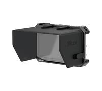 Nitze Kit Cage pour Moniteur/Enregistreur Atomos Ninja TX, Monitor Cage avec Pare-Soleil en Cuir PU, Griffe Intégrée et Rail NATO - JT-A08B