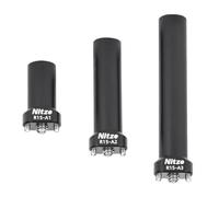 Nitze Kit de tige en aluminium de 15 mm avec broches de localisation de 6,35 mm, pour cage d'appareil photo, poignée supérieure et suivi de mise au point