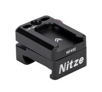 Nitze NATO Pince avec griffe froide, trou de localisation 6,35 mm pour caméra moniteur cage bras magique