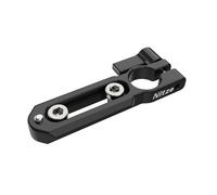 Nitze NATO Rail avec 15mm Rod Clamp, Blocage Rapide NATO Rail Alliage d'Aluminium avec Broche Anti-Off, Rail NATO Compatible avec Support Moniteur NATO, EVF(3"/76 mm) - N49-NC3