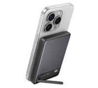 PB MagPro Slim 10k mAh Magnet+2 USB C+cbl USB C Bk