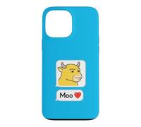 NIU Lai Moo Love Viral Chinois Vache Réaction Meme Coque pour iPhone 13 Pro Max