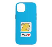 NIU Lai Moo Love Viral Chinois Vache Réaction Meme Coque pour iPhone 14 Plus